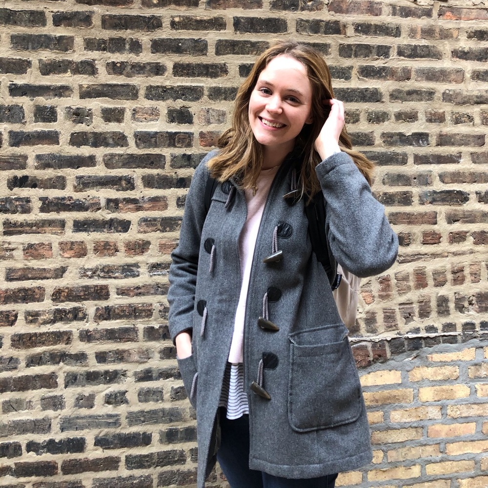 Grey Pea Coat